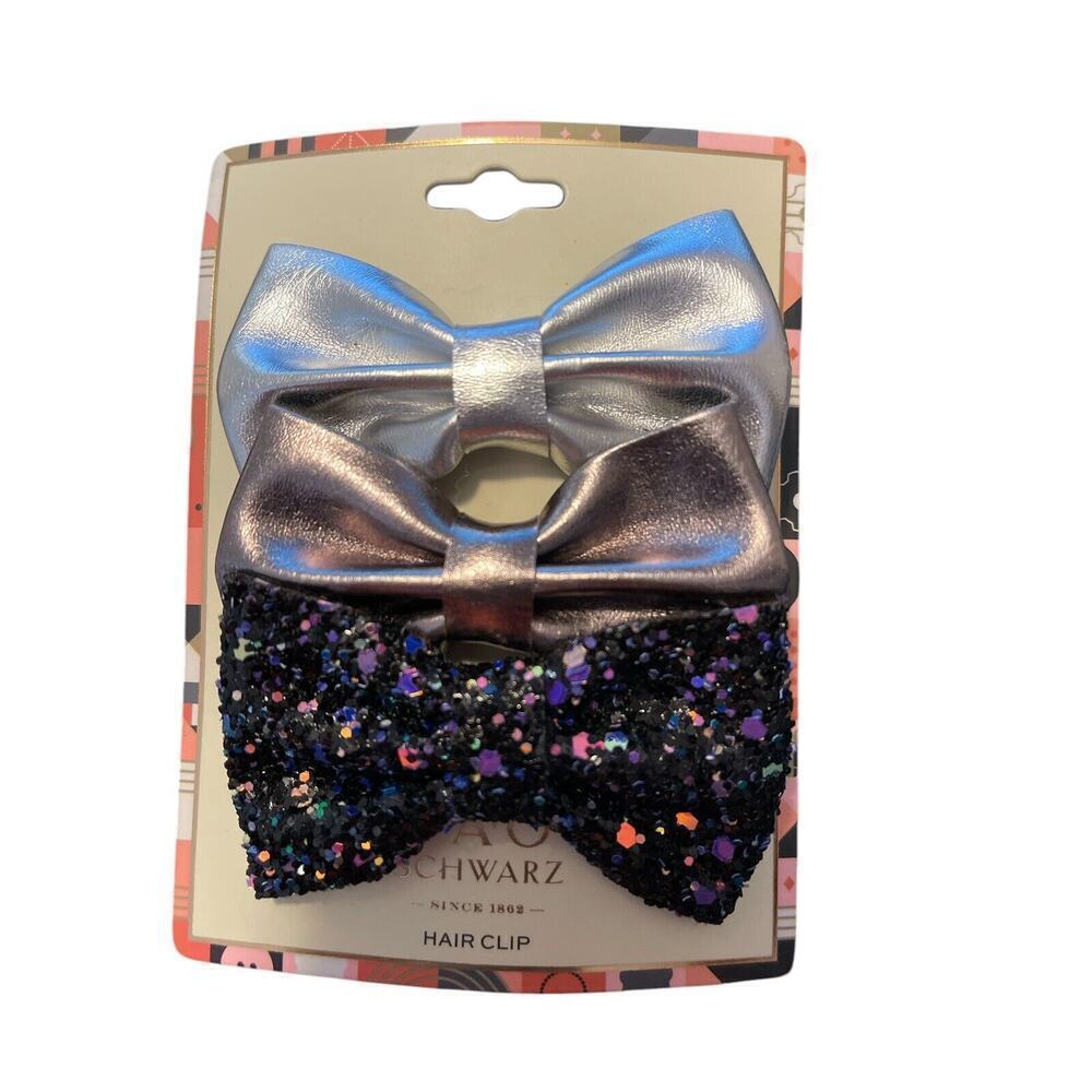 F.A.O SCHWARZ THREE PIECE BOWS HAIR CLIP
